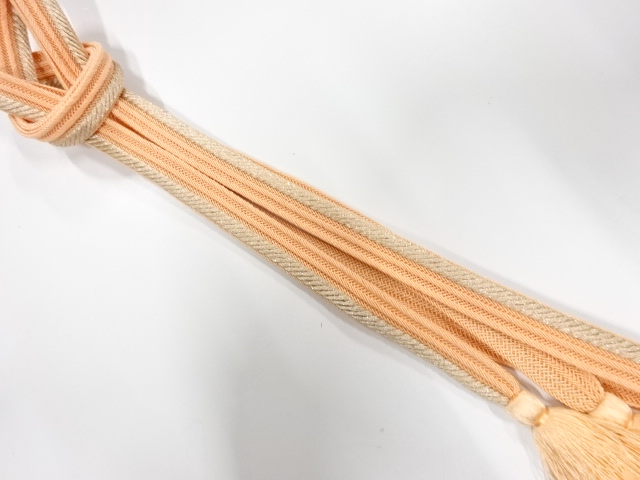 正絹　夏手組帯締め